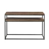 Console- hout- bruin/zwart- (120*40*78cm)- 78554