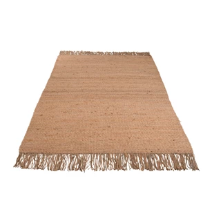 Tapijt- gerafeld- jute- naturel- 88791