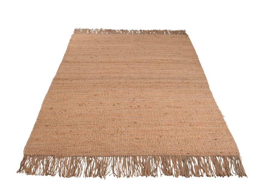 Tapijt- gerafeld- jute- naturel- 88791