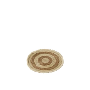 Placemat- mais- schil/katoen- beige/bruin- (44X44X1cm)- 1552