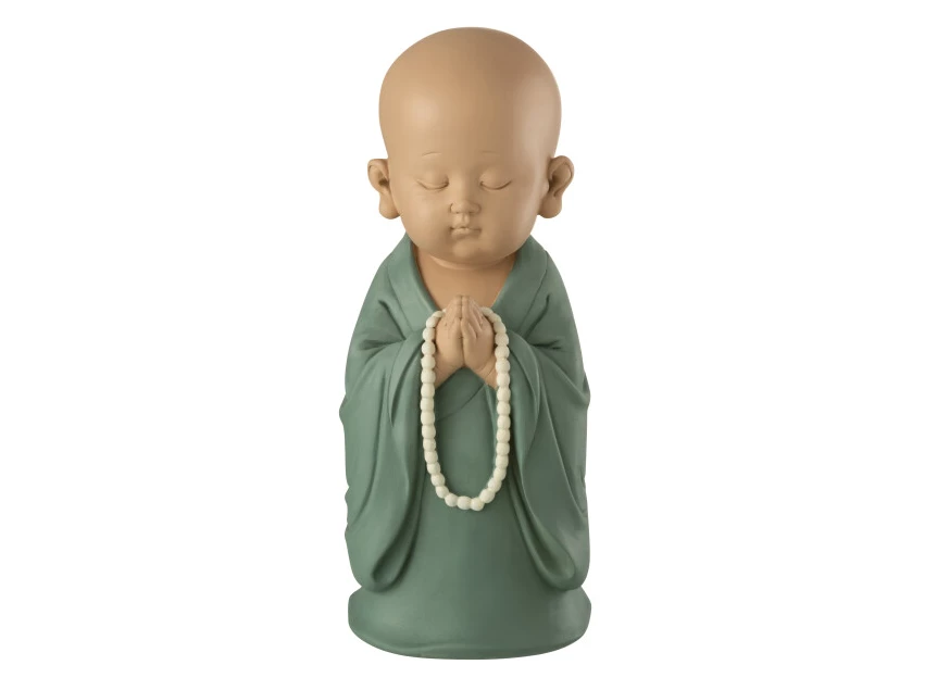 Monnik ketting- poly- petrol- (14X13X32Ccm)- 11561