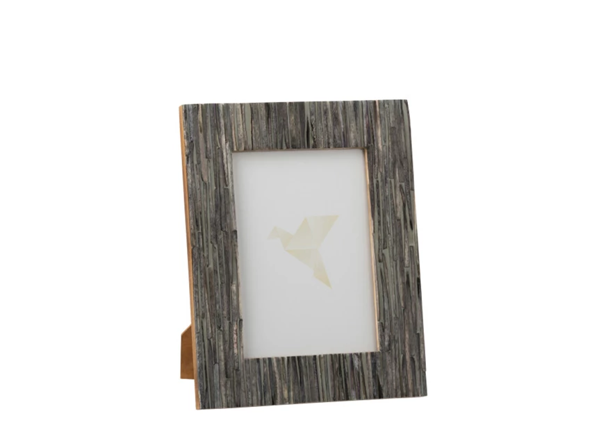 Fotokader 13X18- emma- hout/hoorn- blauw- large- 11929