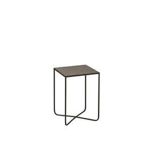 Bijzettafel- kruis frame- metaal- zwart- 5072
