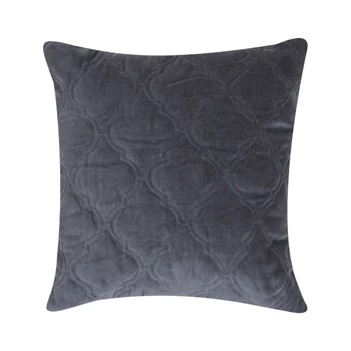 7003GFDT21 B Living Sierkussen Moroccan Velvet 45x45cm Grey blue