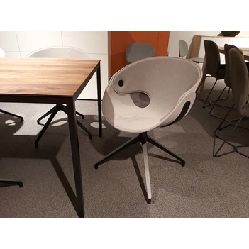 Armstoel Fl@t 923.81 Stof Nordic Grey Tonon