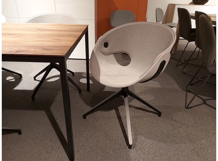 Armstoel Fl@t 923.81 Stof Nordic Grey Tonon