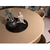 Detail Tafel Callisto Round Mortex 30 Licht Abrico Liz Tables