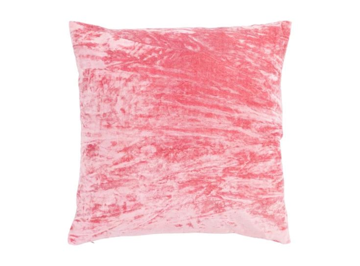 7003GGFR03 B Living Sierkussen Crushed Velvet 45x45cm Roze