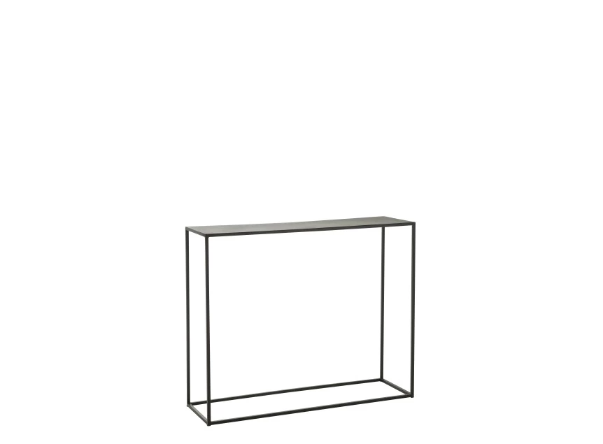 Console rechthoek- metaal- zwart- 5076