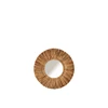 Ronde spiegel- Maurice- waterhyacint- bruin- smal- 11268