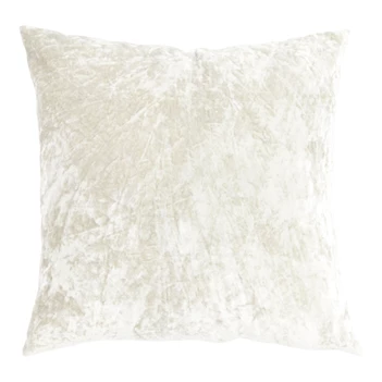 7003GGFR01 B Living Sierkussen Crushed Velvet 45x45cm off-white