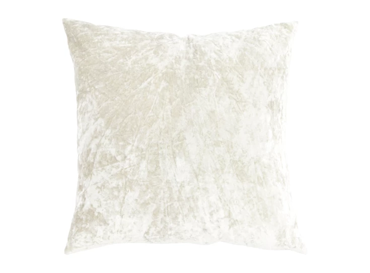 7003GGFR01 B Living Sierkussen Crushed Velvet 45x45cm off-white
