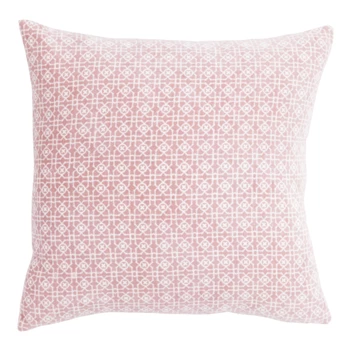 7003GGGB02 B Living Sierkussen Tile print 45x45cm Pink/off-white