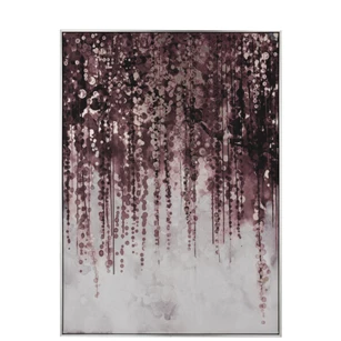 Kader bollen- canvas/hout- mix- 18614