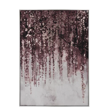 Kader bollen- canvas/hout- mix- 18614