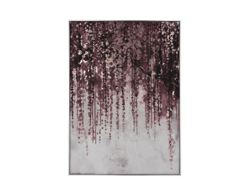 Kader bollen- canvas/hout- mix- 18614