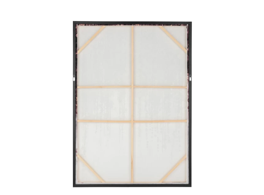 Kader bollen- canvas/hout- mix- achterkant