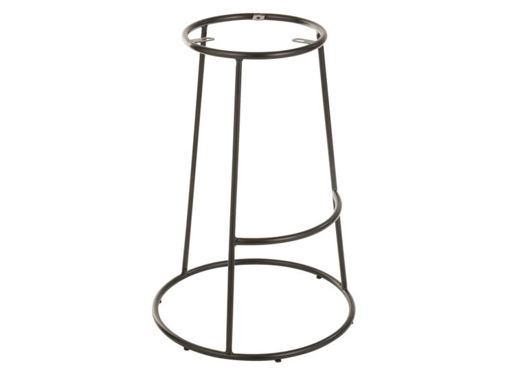 Frame barstoel- metaal -zwart- 19544