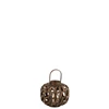 Lantaarn Simba- populier hout- donker bruin- smal- 11041