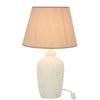 Lamp Esmee- cem/tex- wit/beige- 15364