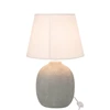 Lamp Milou- cem/tex- greige/wit- large- 15366