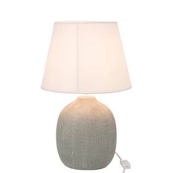 Lamp Milou- cem/tex- greige/wit- large- 15366