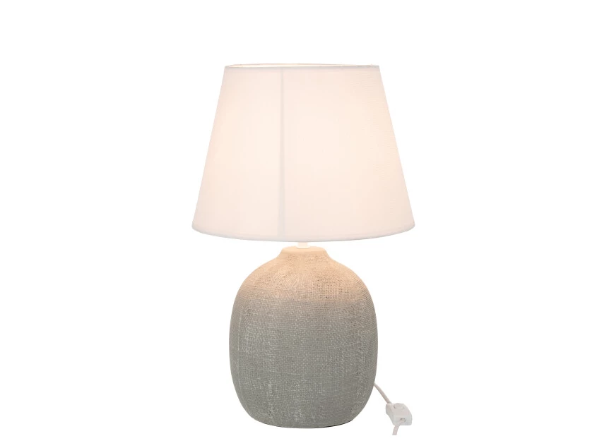 Lamp Milou- cem/tex- greige/wit- large- 15366