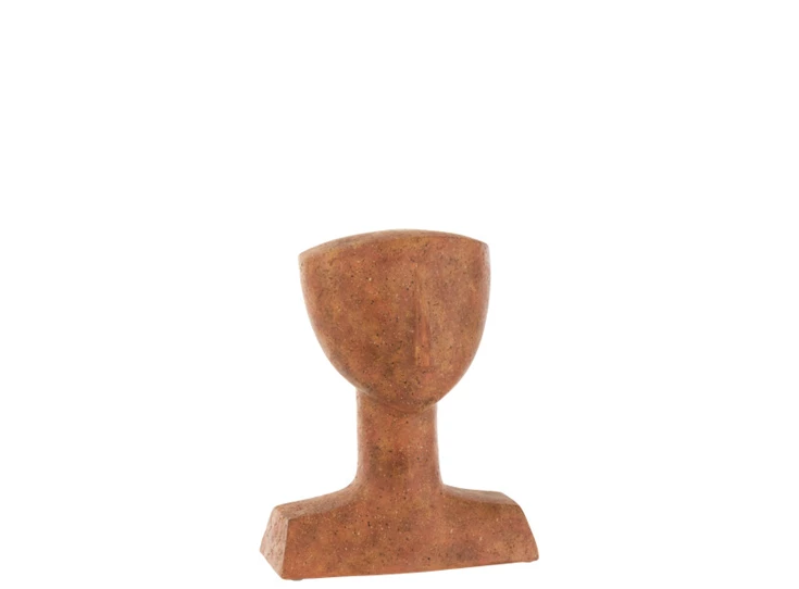 Figuur Lea- poly- terracotta- 21546