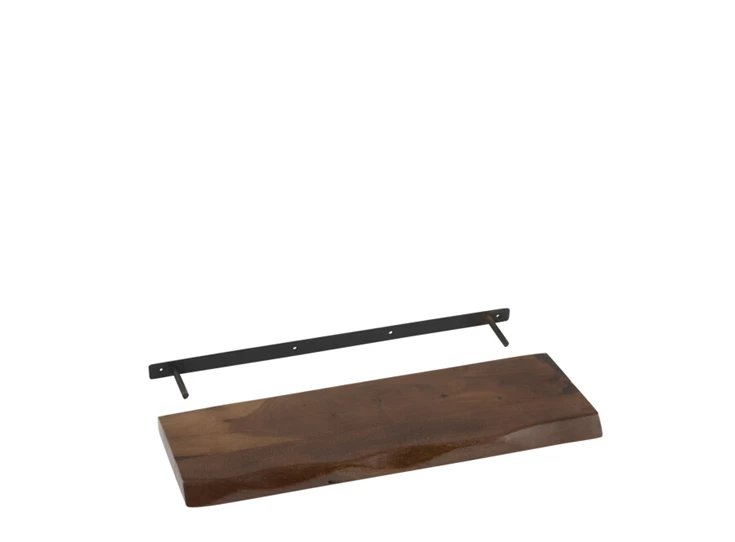 Muurplank Gerard- acaciahout- bruin- smal- 23905