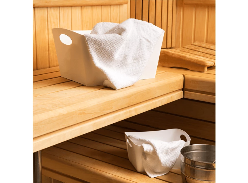 5743525 koziol boxxx L opbergbak 15L cotton white wit collectie