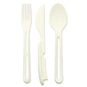 4003525 klikk bestekset 3-delig Koziol cotton white