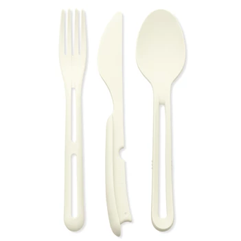 4003525 klikk bestekset 3-delig Koziol cotton white