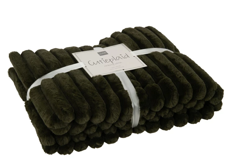 Plaid corduroy- polyester- groen- 28045