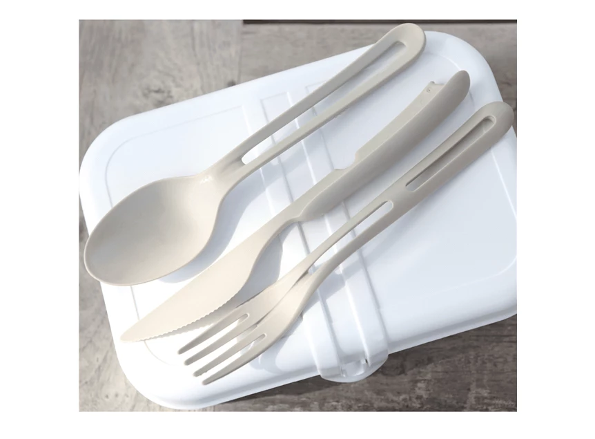4003525 klikk bestekset 3-delig Koziol cotton white sfeer