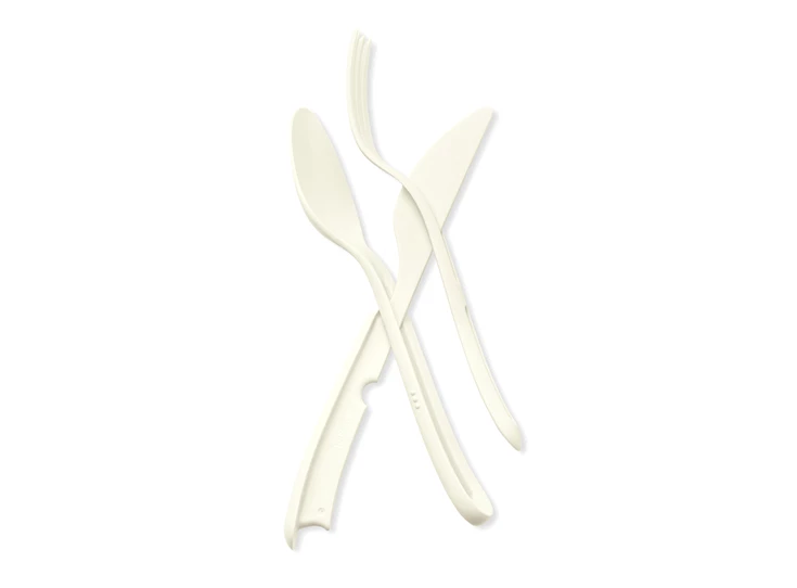 4003525 klikk bestekset 3-delig Koziol cotton white wit