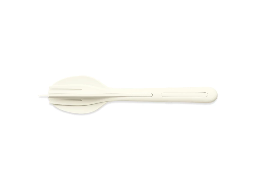 4003525 klikk bestekset 3-delig Koziol cotton white ineen