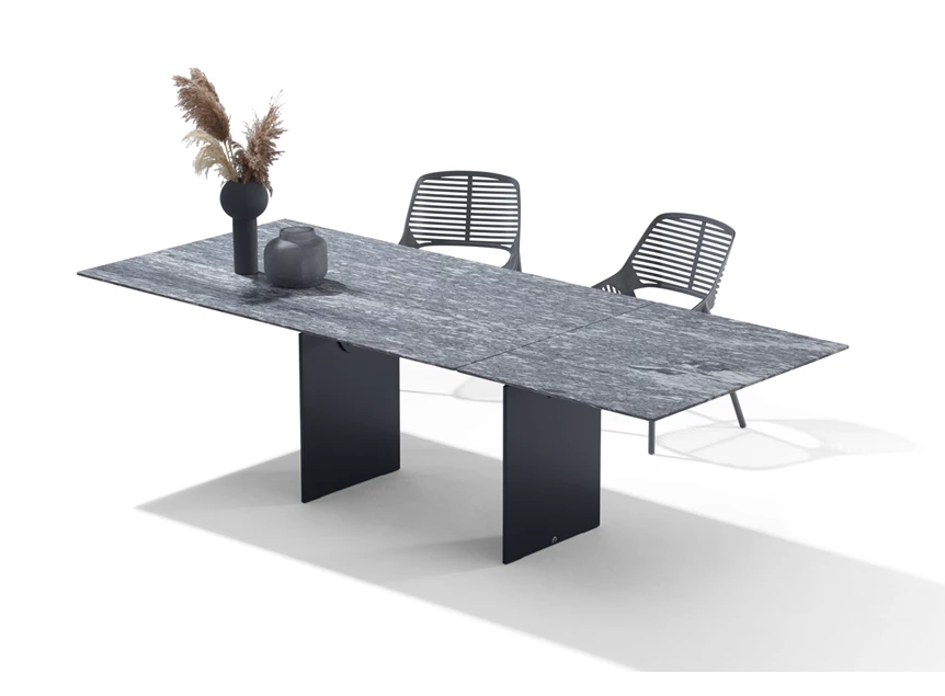 Met stoelen Tuintafel Atlas Outdoor Natuursteen Draenert