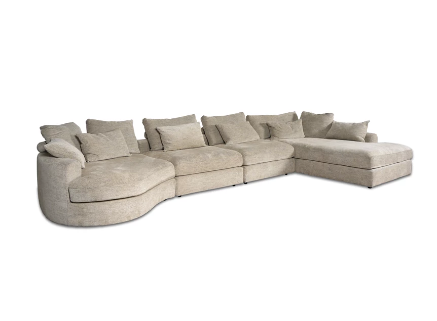 Hoekzetel Nathalie 439 met losse rugkussens