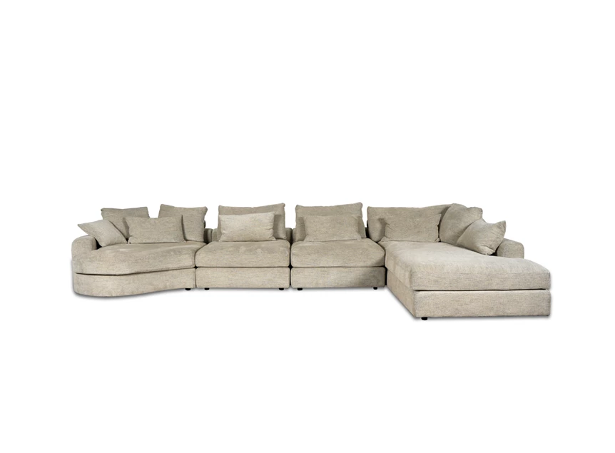 Hoeksalon Nathalie 439 met losse rugkussens