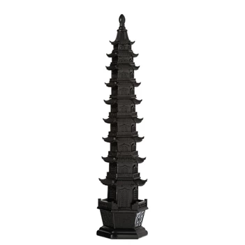 Oosterse tempel- poly- zwart- large- 11708