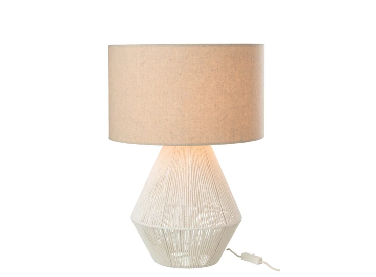 Tafellamp String- jute- wit- 31412