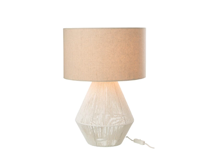 Tafellamp String- jute- wit- 31412