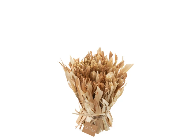 Bundel gedroogde bloemen- naturel- smal- 32999