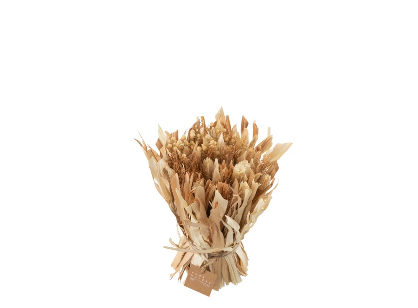 Bundel gedroogde bloemen- naturel- smal- 32999