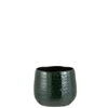 Bloempot patroon- keramiek- groen- medium- 3316