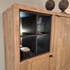 BAR6 barkast jaipur meubar K671 old teak matt black