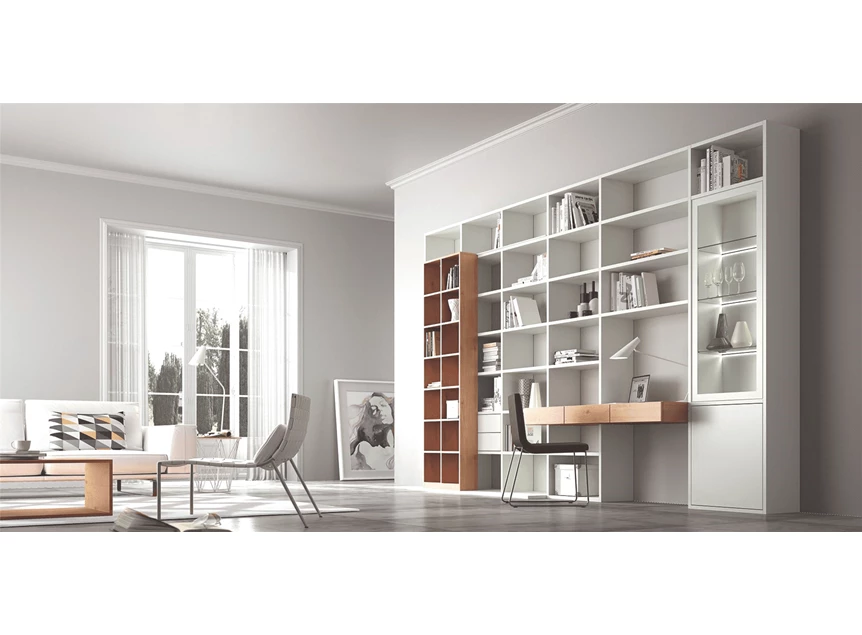 Zijkant Wandkast Sinus opstelling 25 Contur Sudbrock modern design