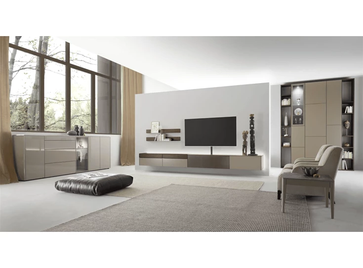 Sfeerfoto Wandkast Fokus opstelling 42 Contur Sudbrock modern design