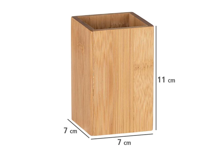 Badkamerbeker Padua- bamboe- afmetingen