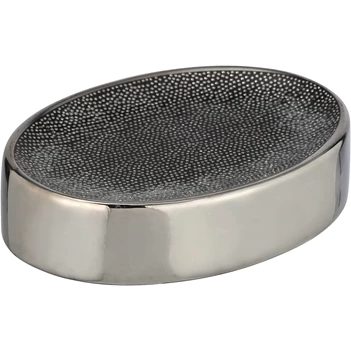 Zeepbakje Nuria- zilver/antraciet- 24178100